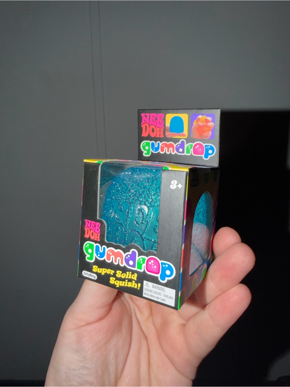 Gumdrop Super Solid Squish! – Teal Blue needoh